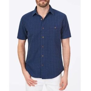 Faherty Short-Sleeve Coast Shirt | Block Island Ja